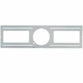 Braincerebro 4.48 in. Mounting Plate - Silver, 20PK BR2741505